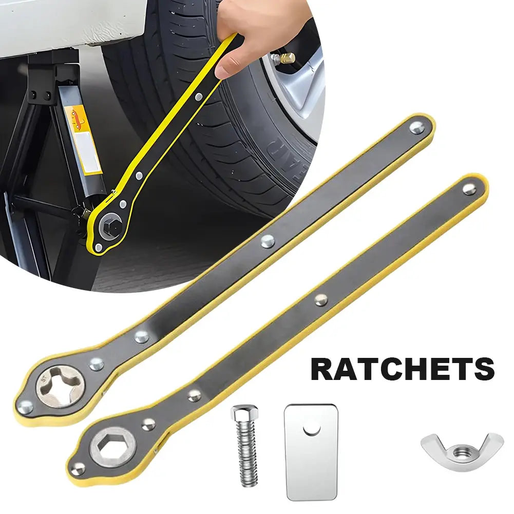 Universal Smart Wrench – Long Handle, 360° Forward & Reverse