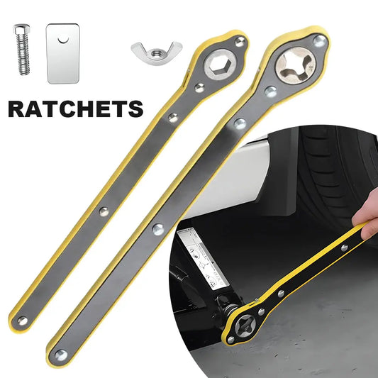 Universal Smart Wrench – Long Handle, 360° Forward & Reverse